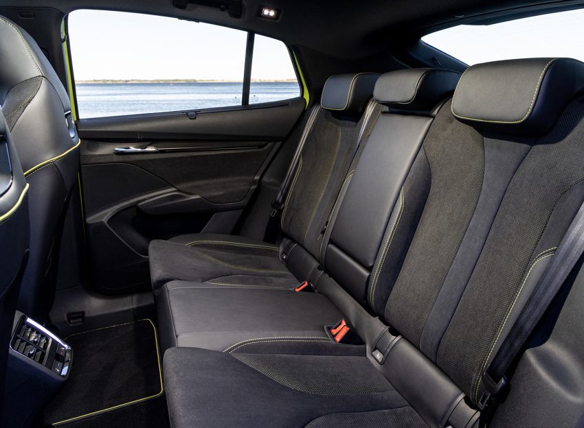 2022 Škoda ENYAQ Coupe RS iV - Interior, Rear Seats Wallpaper 850x624 #132