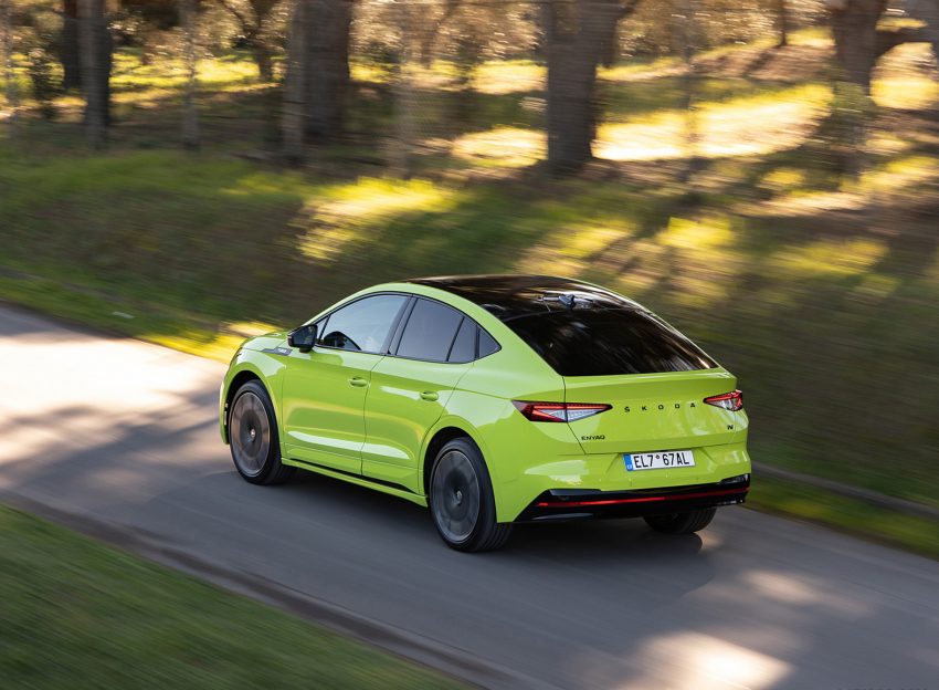 2022 Škoda ENYAQ Coupe RS iV - Rear Three-Quarter Wallpaper 850x624 #35