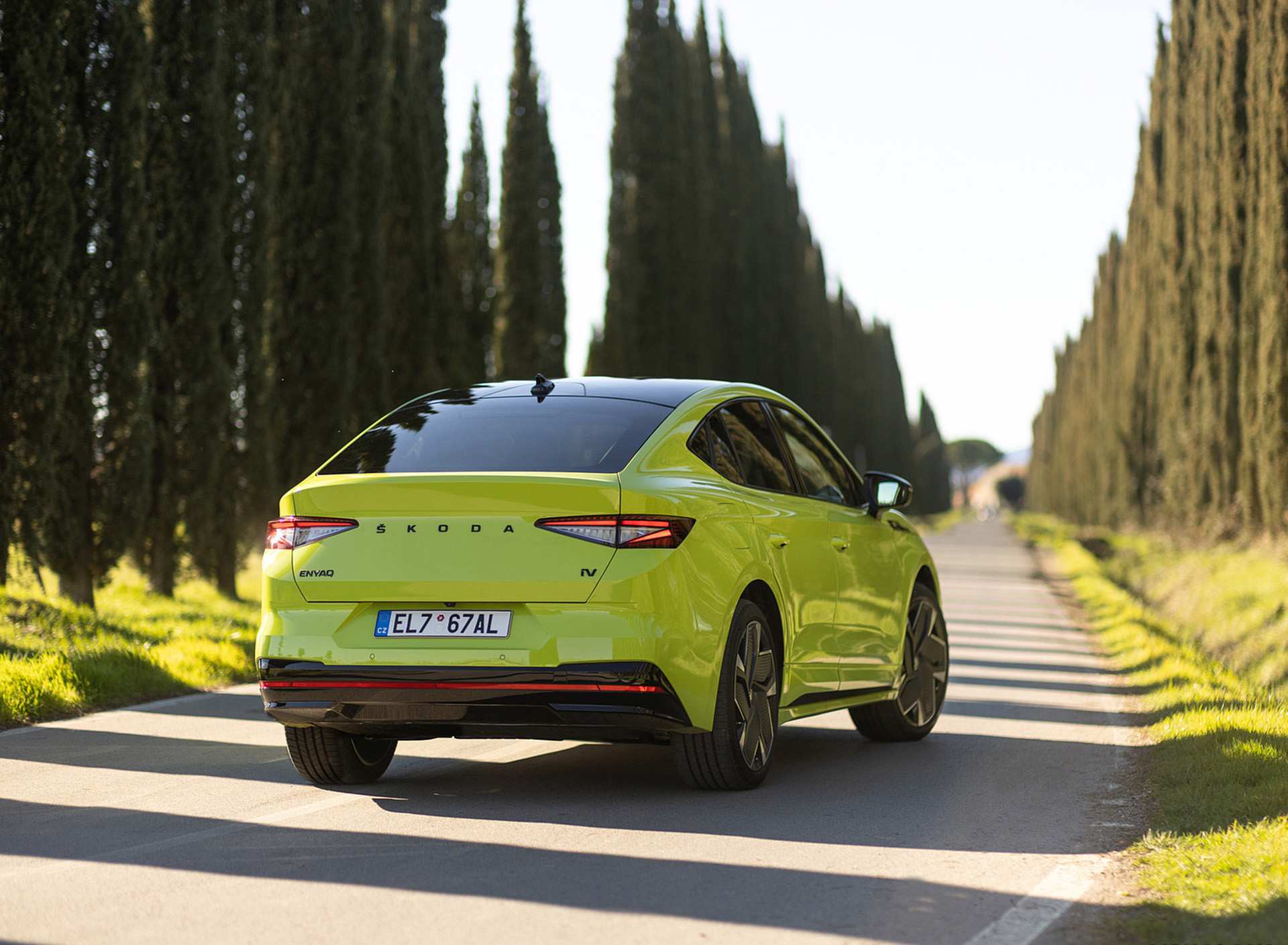 Download 2022 Škoda ENYAQ Coupe RS iV - Rear HD Wallpaper 1920x1409 #86