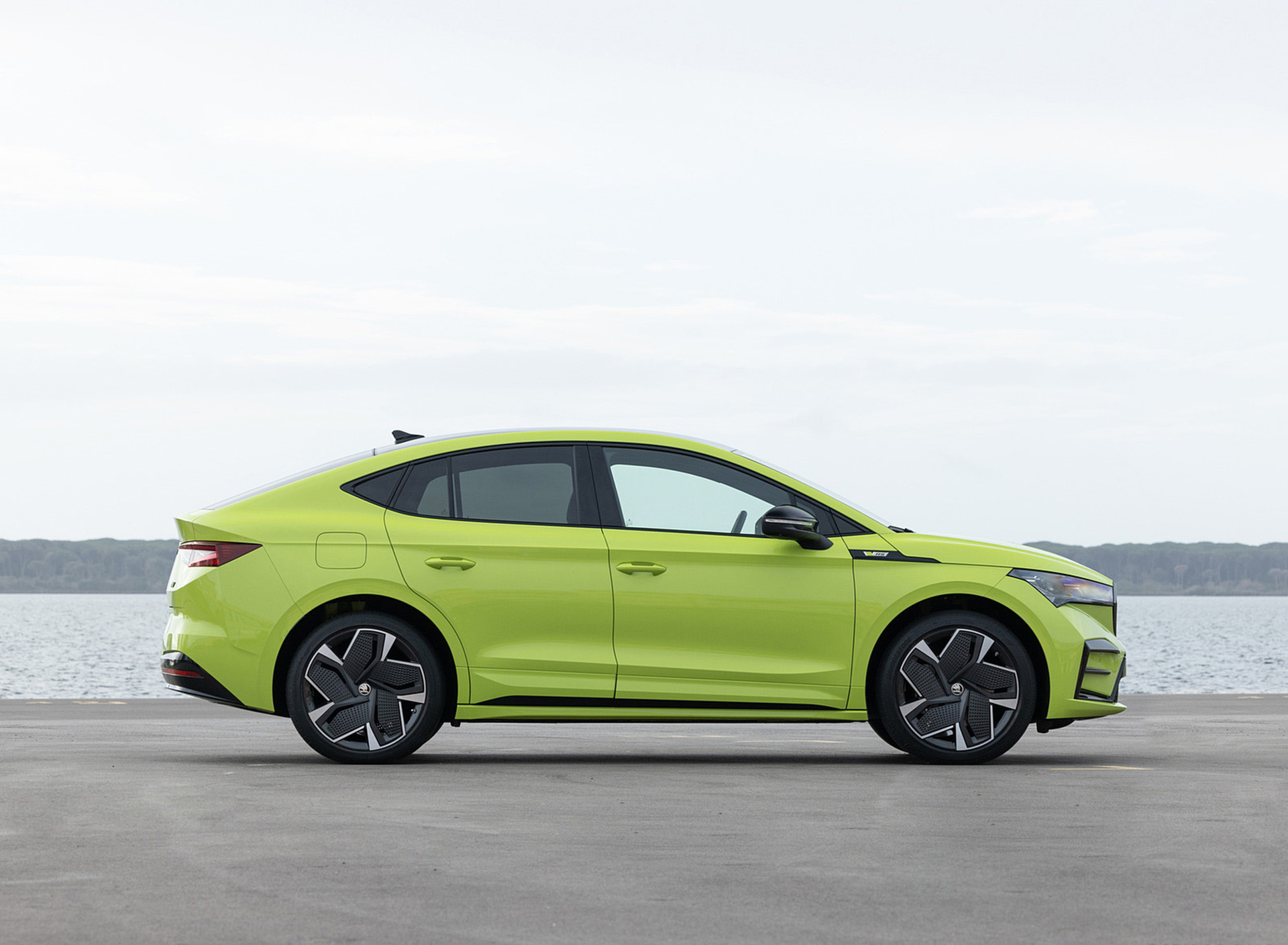 Download 2022 Škoda ENYAQ Coupe RS iV - Side HD Wallpaper 1920x1409 #66