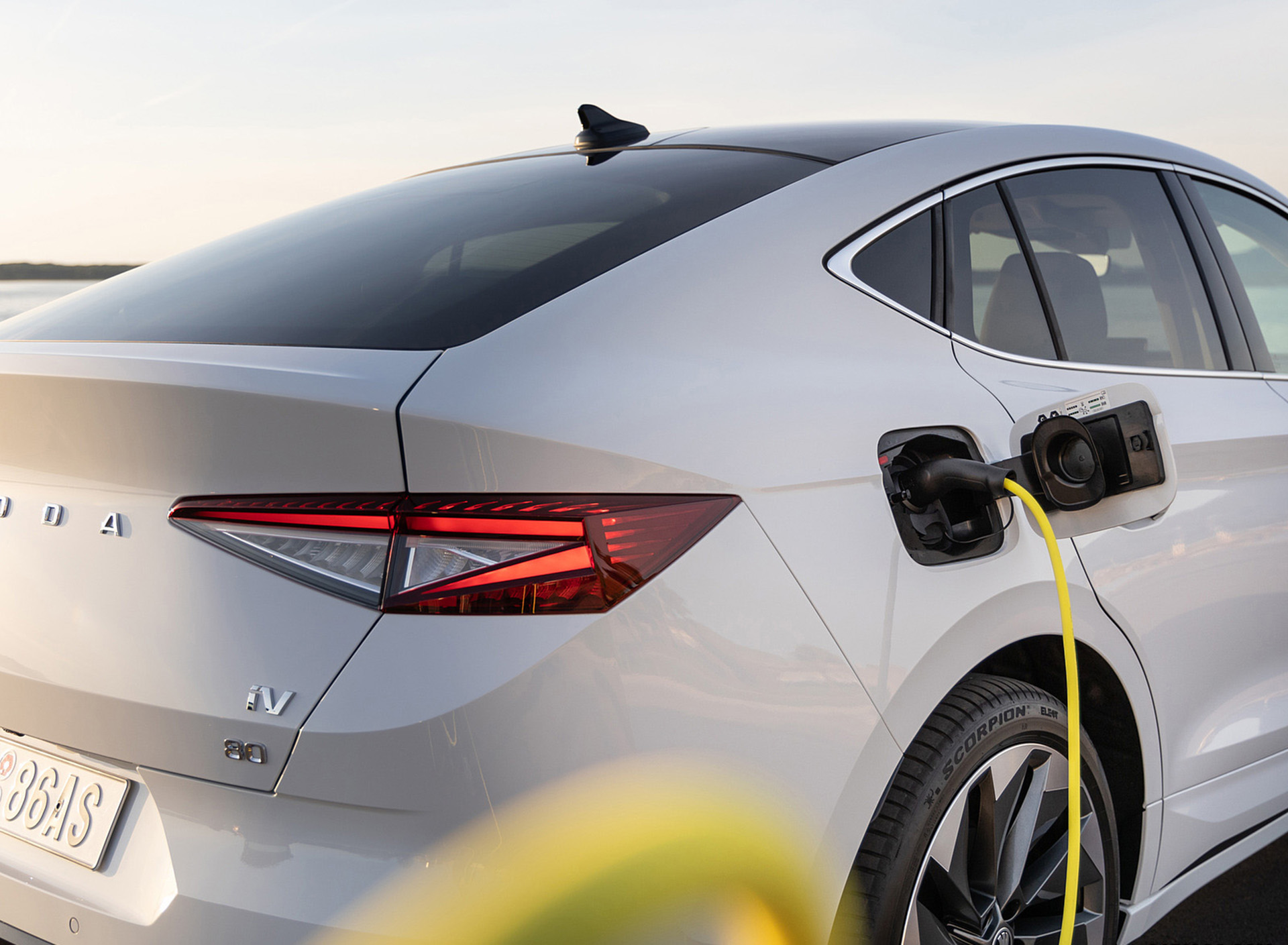 Download 2022 Škoda ENYAQ Coupe iV - Charging Connector HD Wallpaper 1920x1409 #67