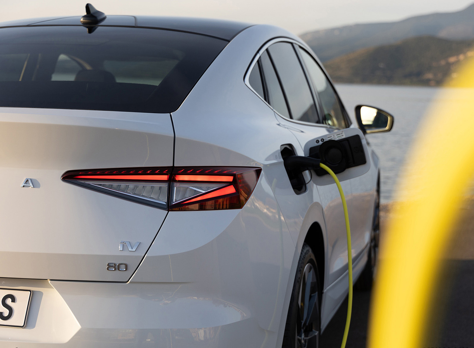 Download 2022 Škoda ENYAQ Coupe iV - Charging Connector HD Wallpaper 1920x1409 #68