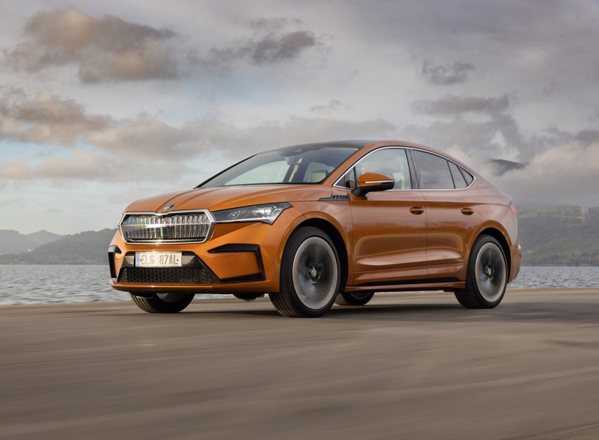2022 Škoda ENYAQ Coupe iV - Front Three-Quarter Wallpaper 850x624 #118