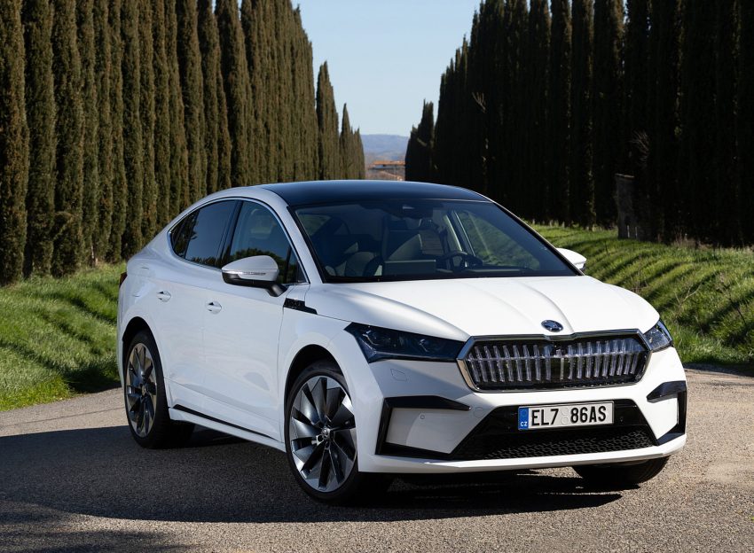 2022 Škoda ENYAQ Coupe iV - Front Three-Quarter Wallpaper 850x624 #49