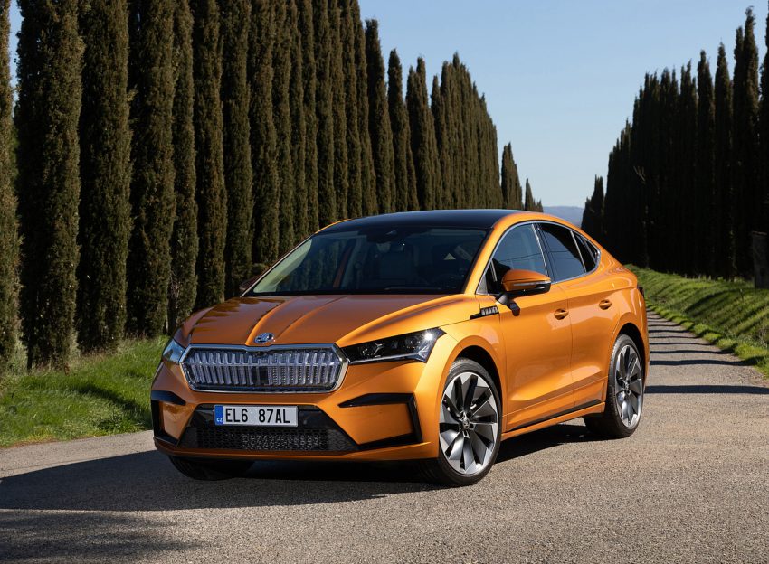 2022 Škoda ENYAQ Coupe iV - Front Three-Quarter Wallpaper 850x624 #150
