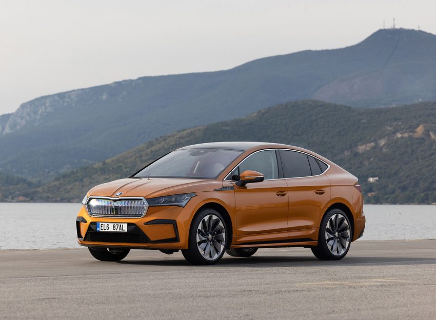2022 Škoda ENYAQ Coupe iV - Front Three-Quarter Wallpaper 850x624 #124