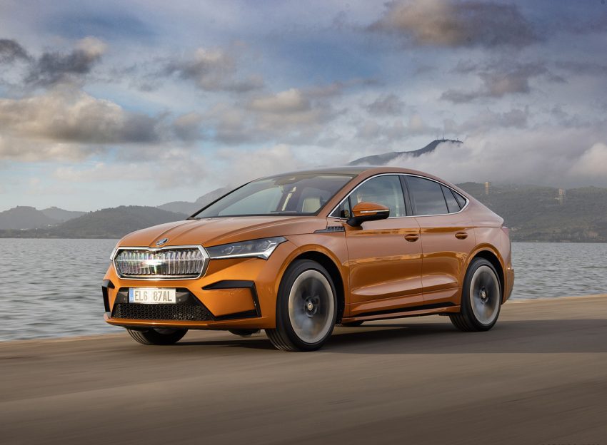2022 Škoda ENYAQ Coupe iV - Front Three-Quarter Wallpaper 850x624 #119