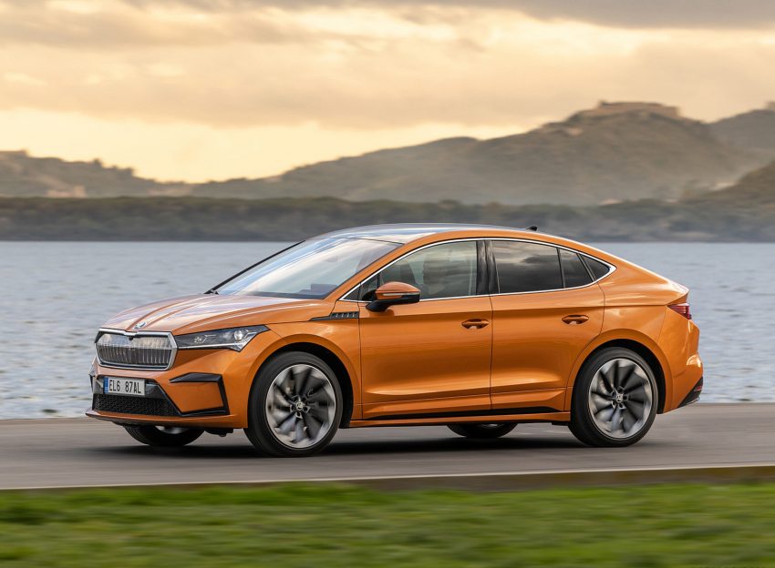 2022 Škoda ENYAQ Coupe iV - Front Three-Quarter Wallpaper 850x624 #113