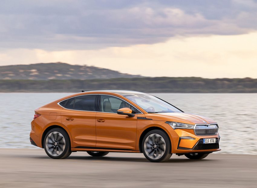 2022 Škoda ENYAQ Coupe iV - Front Three-Quarter Wallpaper 850x624 #120