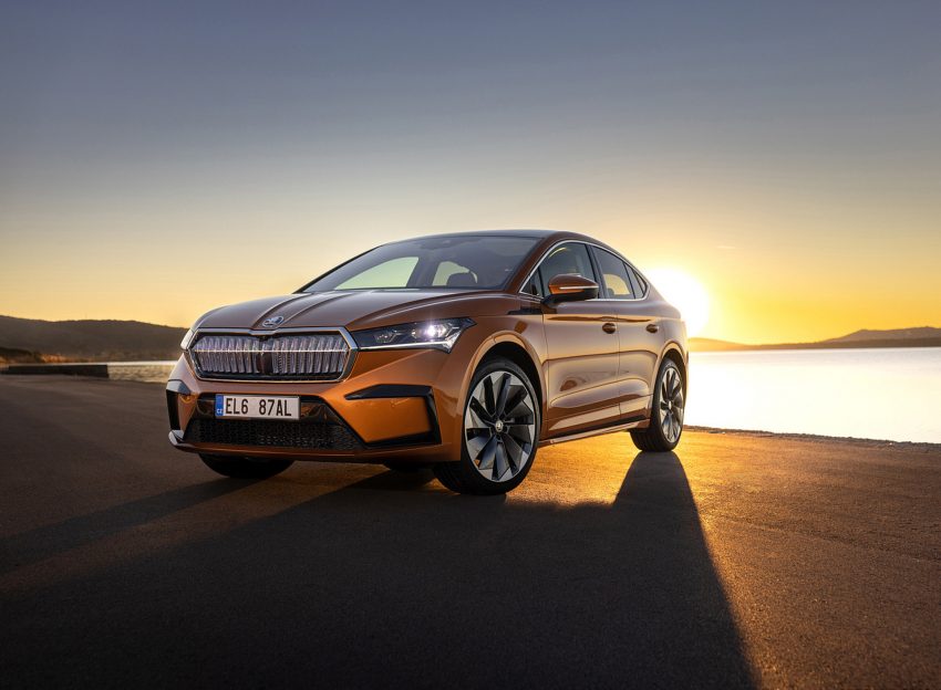 2022 Škoda ENYAQ Coupe iV - Front Three-Quarter Wallpaper 850x624 #139