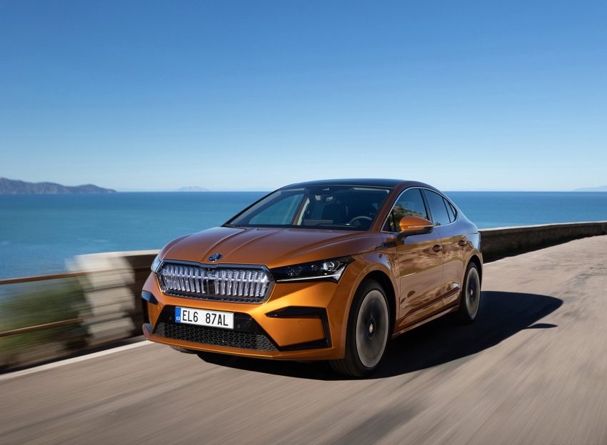 2022 Škoda ENYAQ Coupe iV - Front Three-Quarter Wallpaper 850x624 #109