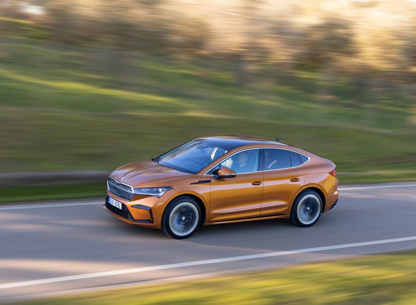 2022 Škoda ENYAQ Coupe iV - Front Three-Quarter Wallpaper 850x624 #81
