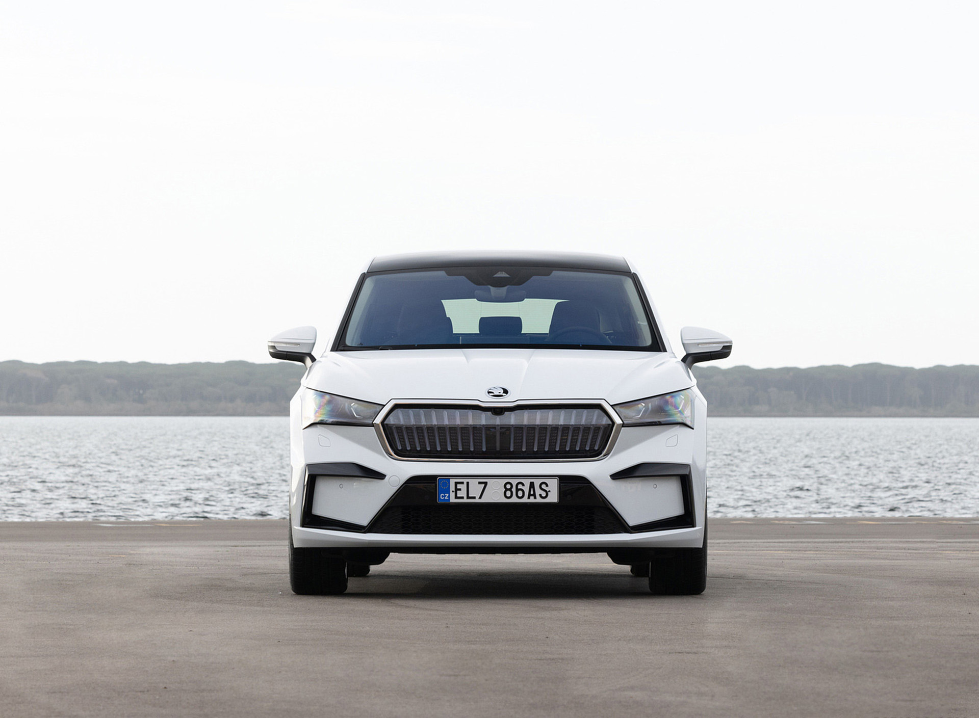 Download 2022 Škoda ENYAQ Coupe iV - Front HD Wallpaper 1920x1409 #57