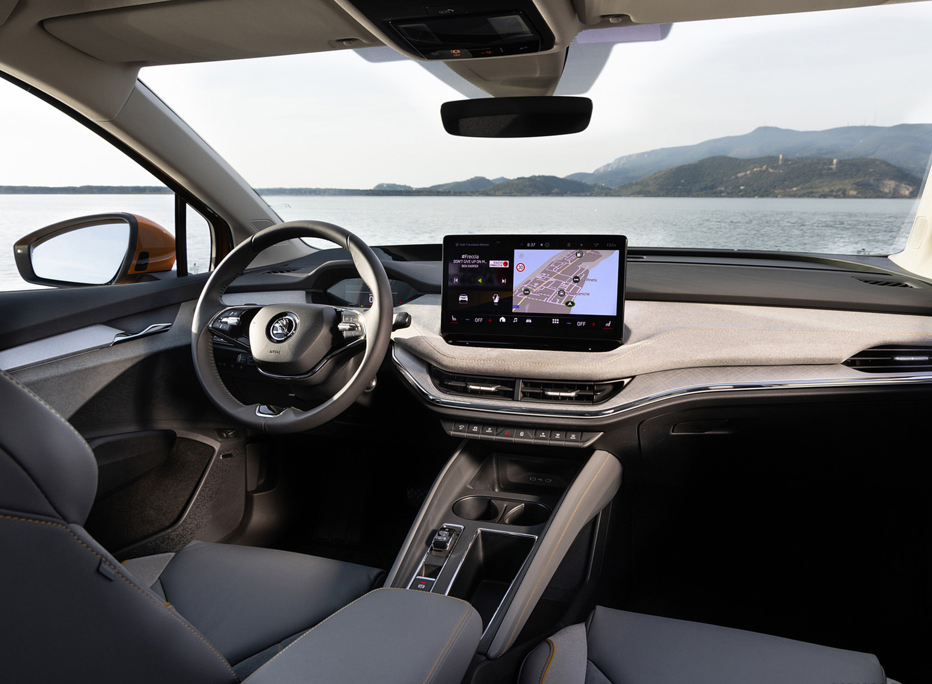 Download 2022 Škoda ENYAQ Coupe iV - Interior, Cockpit HD Wallpaper 1920x1409 #167