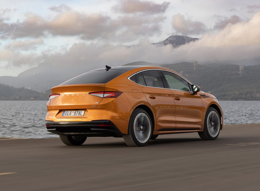 2022 Škoda ENYAQ Coupe iV - Rear Three-Quarter Wallpaper 850x624 #121