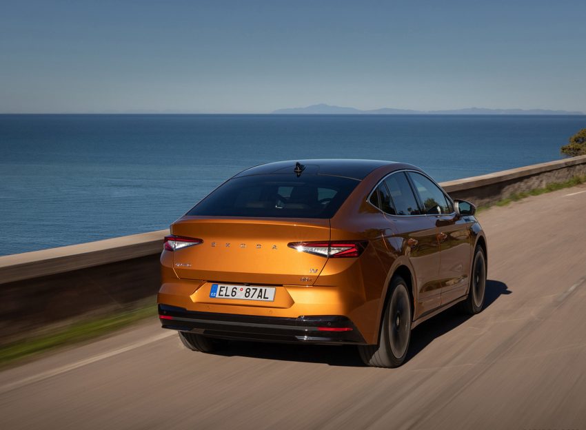 2022 Škoda ENYAQ Coupe iV - Rear Three-Quarter Wallpaper 850x624 #110
