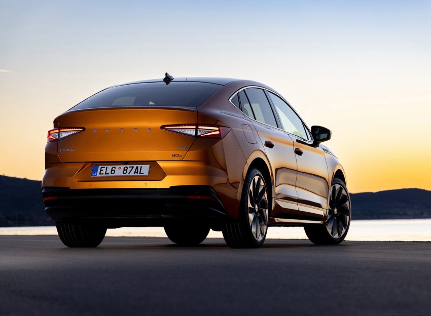 2022 Škoda ENYAQ Coupe iV - Rear Three-Quarter Wallpaper 850x624 #140
