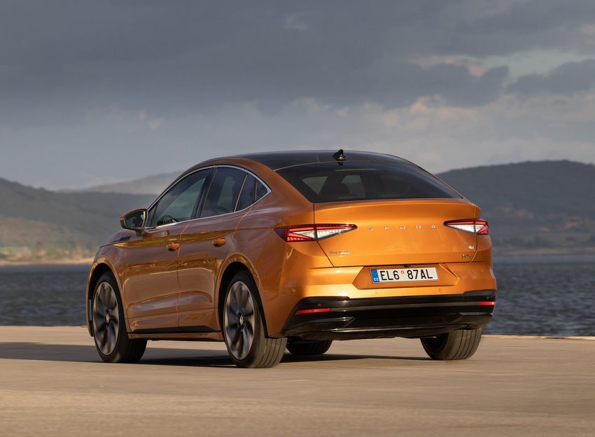 2022 Škoda ENYAQ Coupe iV - Rear Three-Quarter Wallpaper 850x624 #122