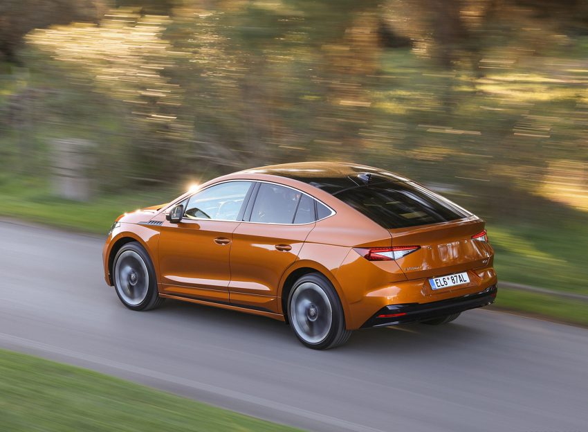 2022 Škoda ENYAQ Coupe iV - Rear Three-Quarter Wallpaper 850x624 #83