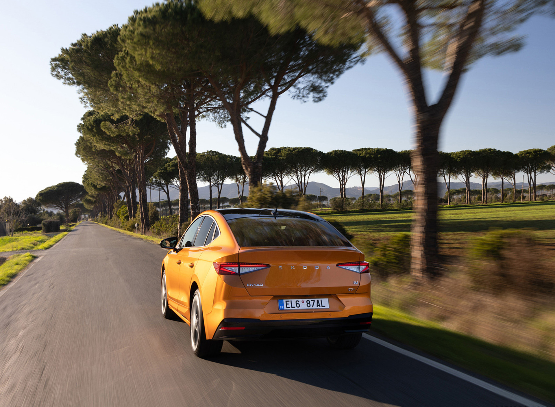 Download 2022 Škoda ENYAQ Coupe iV - Rear HD Wallpaper 1920x1409 #90