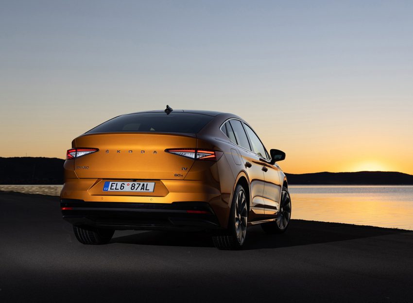 2022 Škoda ENYAQ Coupe iV - Rear Wallpaper 850x624 #141