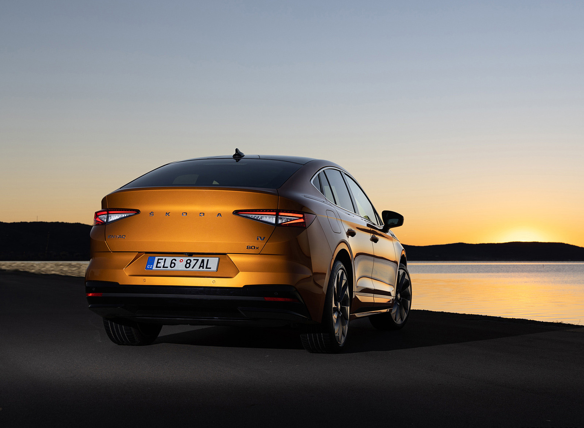 Download 2022 Škoda ENYAQ Coupe iV - Rear HD Wallpaper 1920x1409 #141