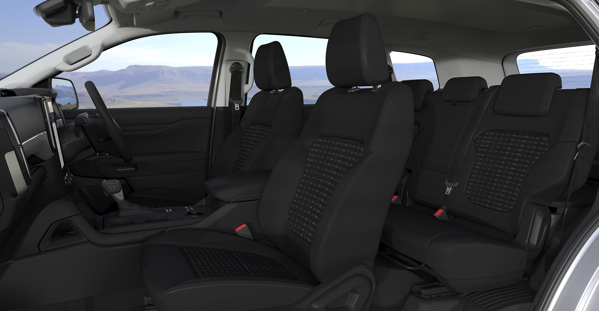 Download 2023 Ford Everest Ambiente - Interior, Seats HD Wallpaper 1920x998 #7