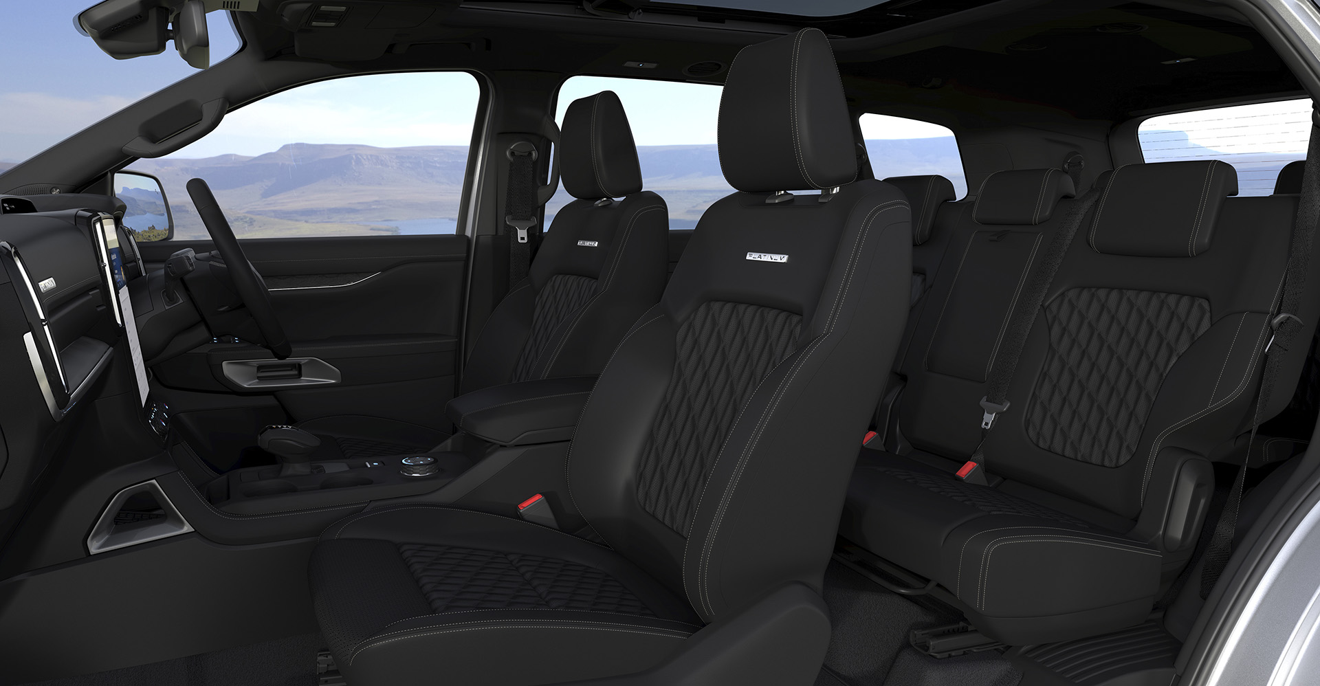 Download 2023 Ford Everest Platinum - Interior, Seats HD Wallpaper 1920x998 #17