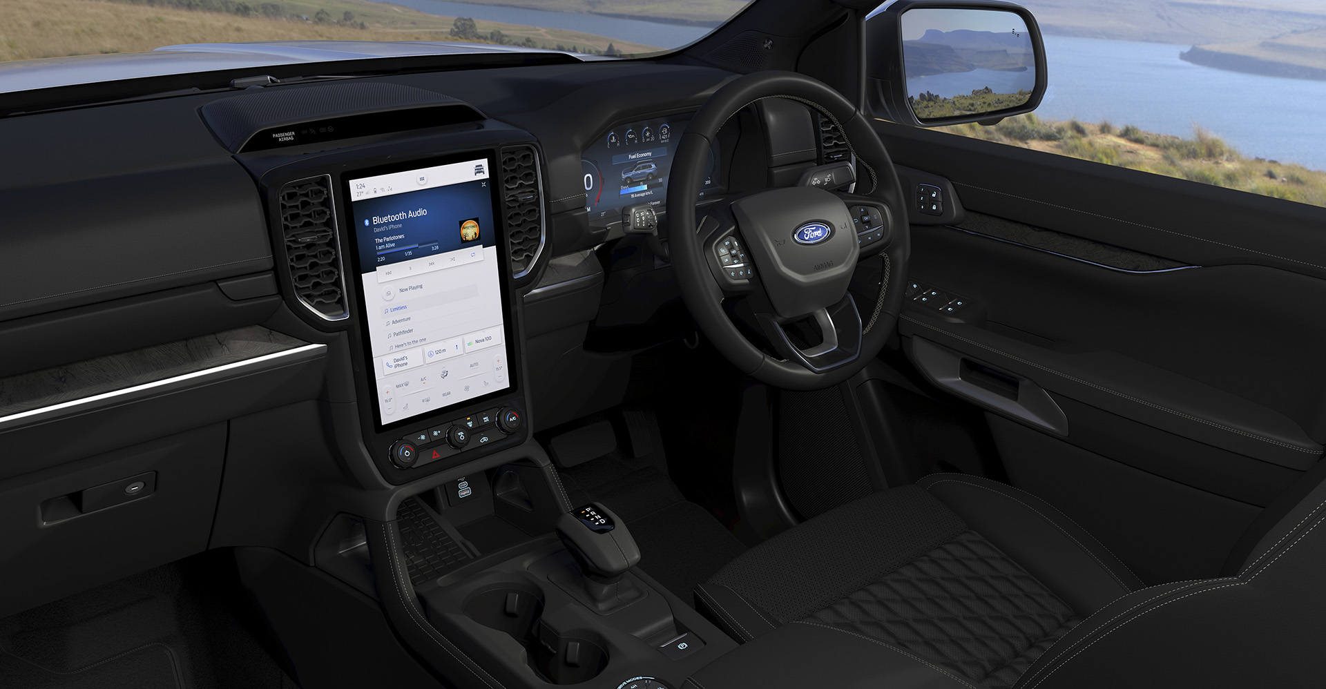 Download 2023 Ford Everest Platinum - Interior HD Wallpaper 1920x998 #12