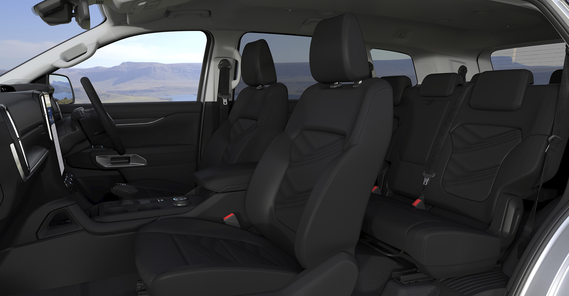 Download 2023 Ford Everest Trend - Interior, Seats HD Wallpaper 1920x998 #10