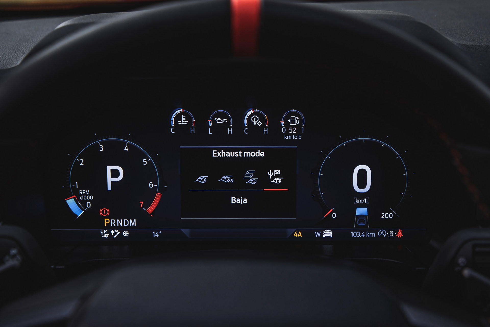 Download 2023 Ford Ranger Raptor - Digital Instrument Cluster HD Wallpaper 1920x1280 #52