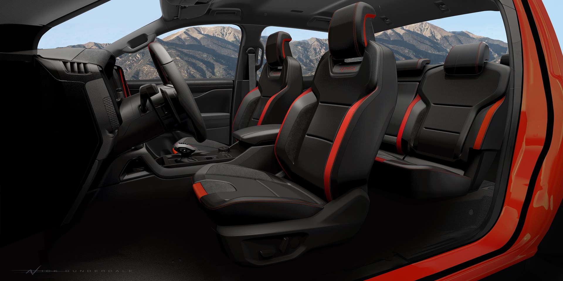 Download 2023 Ford Ranger Raptor - Interior, Seats HD Wallpaper 1920x960 #49