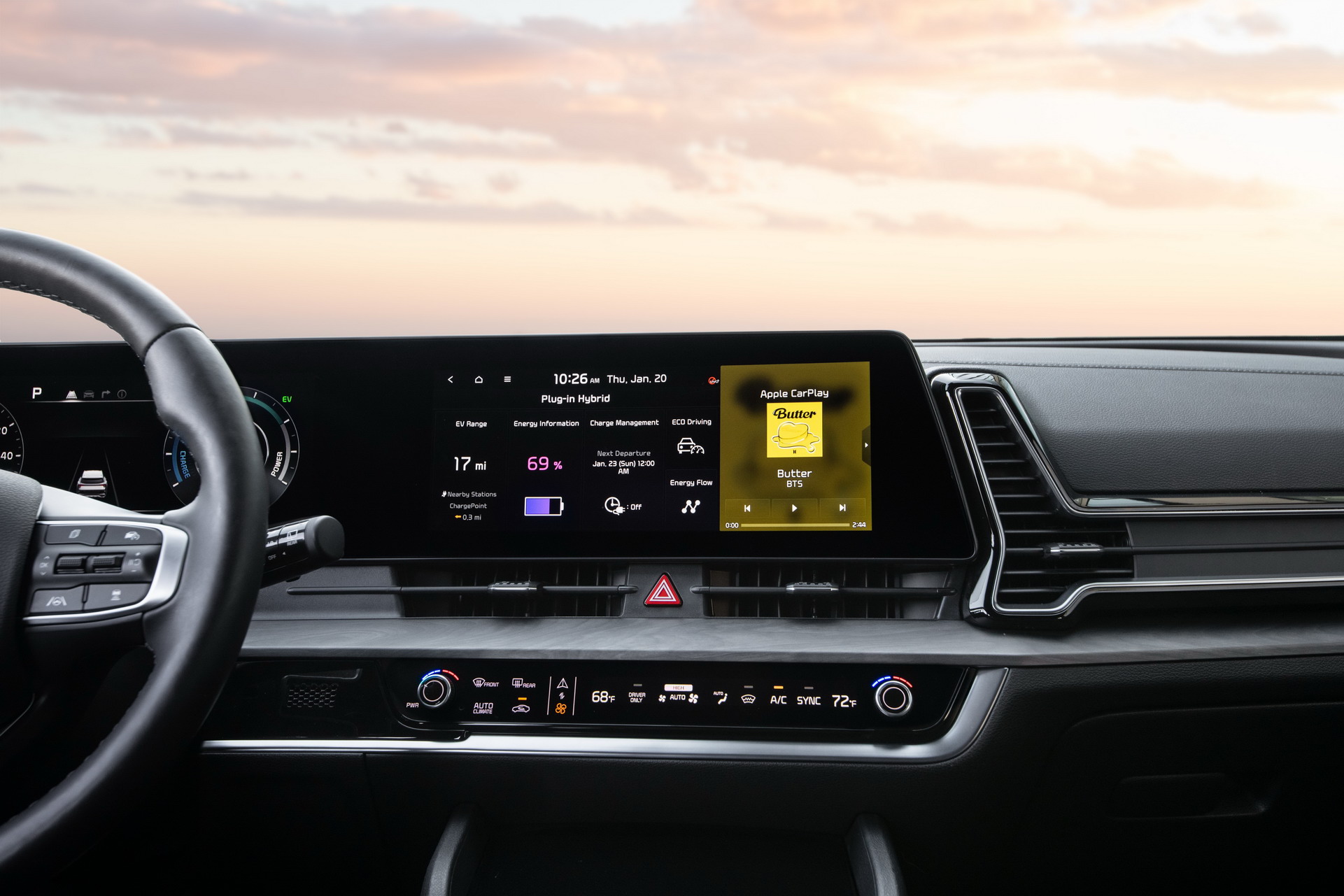 Download 2023 Kia Sportage PHEV - Central Console HD Wallpaper 1921x1281 #25