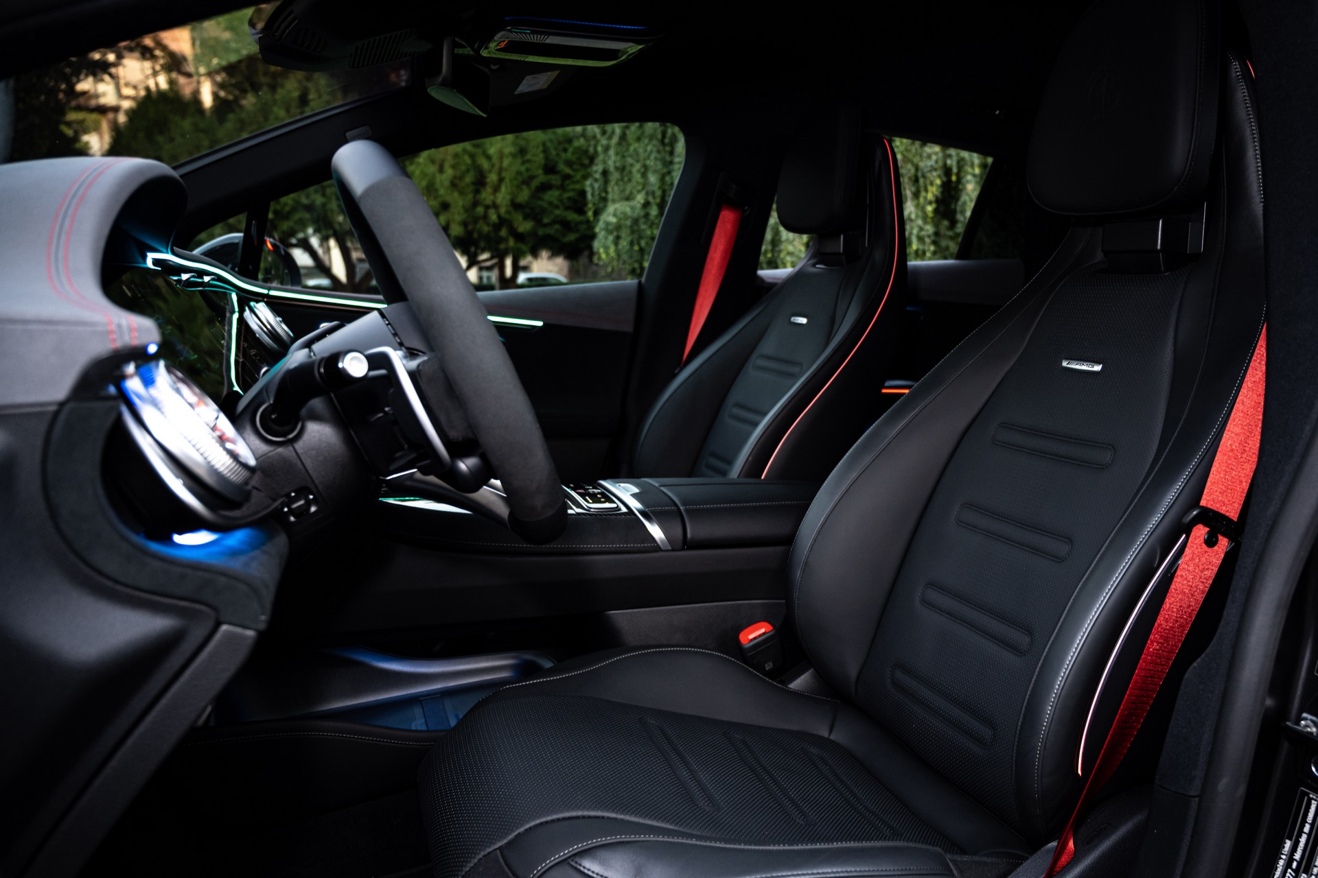 Download 2023 Mercedes-AMG EQE 53 4Matic+ - Interior, Front Seats HD Wallpaper 1920x1280 #44