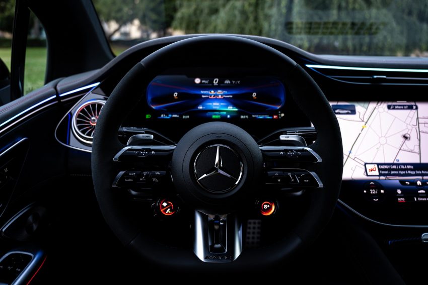 2023 Mercedes-AMG EQE 53 4Matic+ - Interior, Steering Wheel Wallpaper 850x567 #46