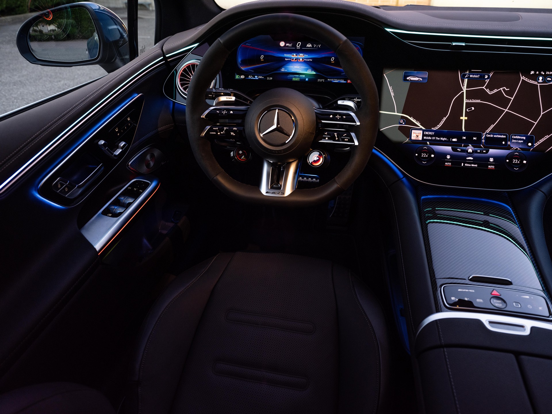 Download 2023 Mercedes-AMG EQE 53 4Matic+ - Interior HD Wallpaper 1920x1440 #124