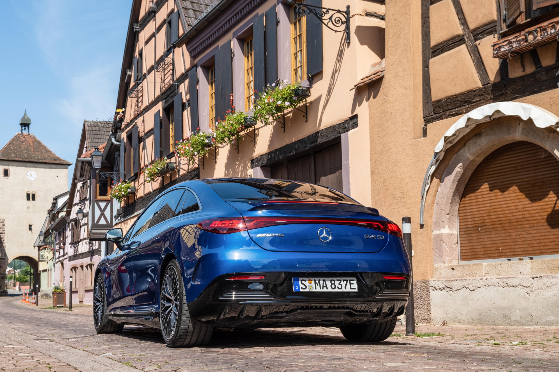 Download 2023 Mercedes-AMG EQE 53 4Matic+ - Rear HD Wallpaper 1920x1280 #95