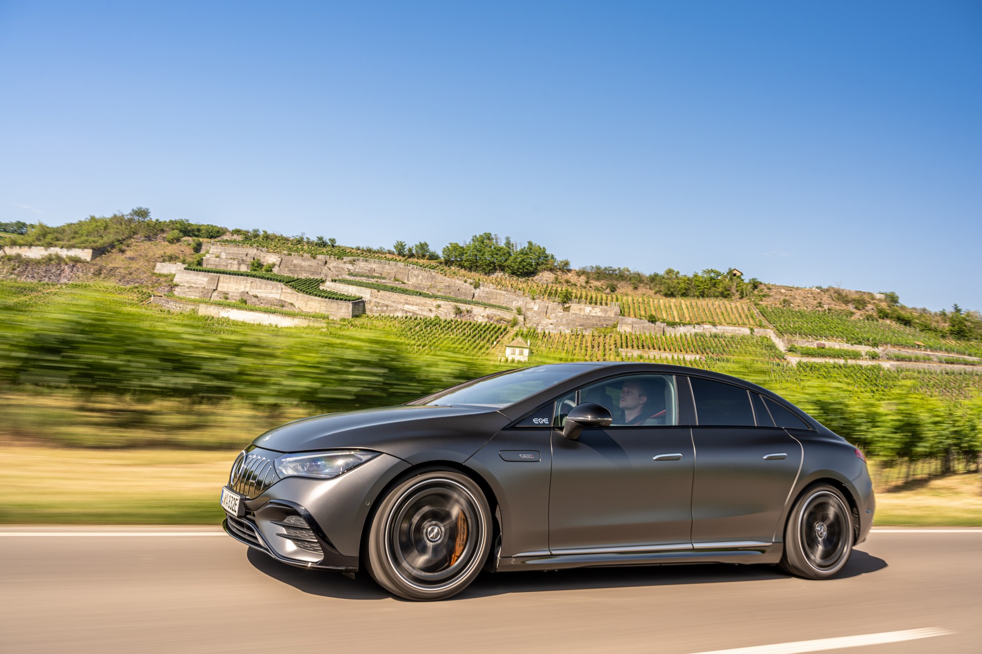 Download 2023 Mercedes-AMG EQE 53 4Matic+ - Side HD Wallpaper 1920x1280 #18