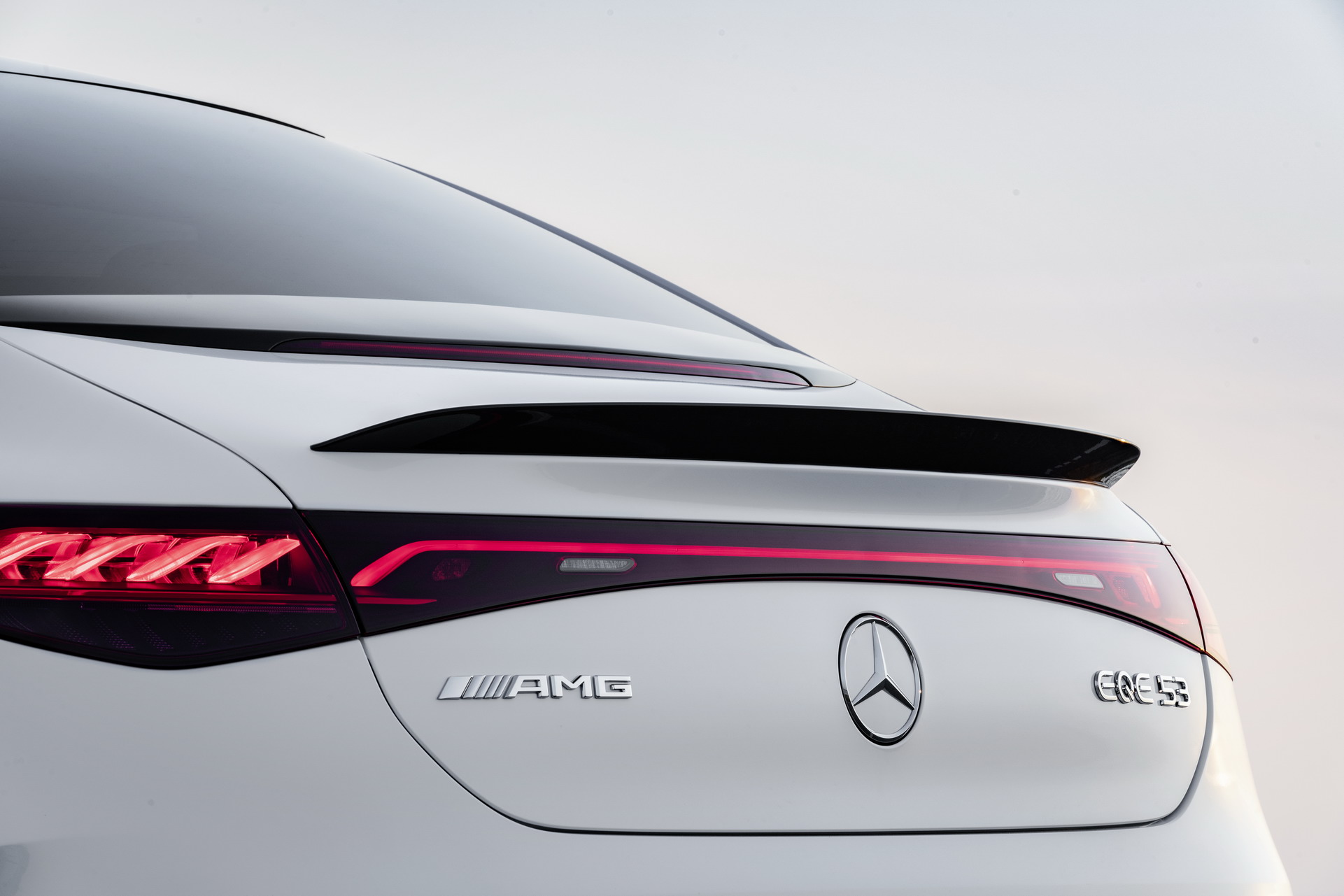 Download 2023 Mercedes-AMG EQE 53 4Matic+ - Spoiler HD Wallpaper 1921x1281 #167