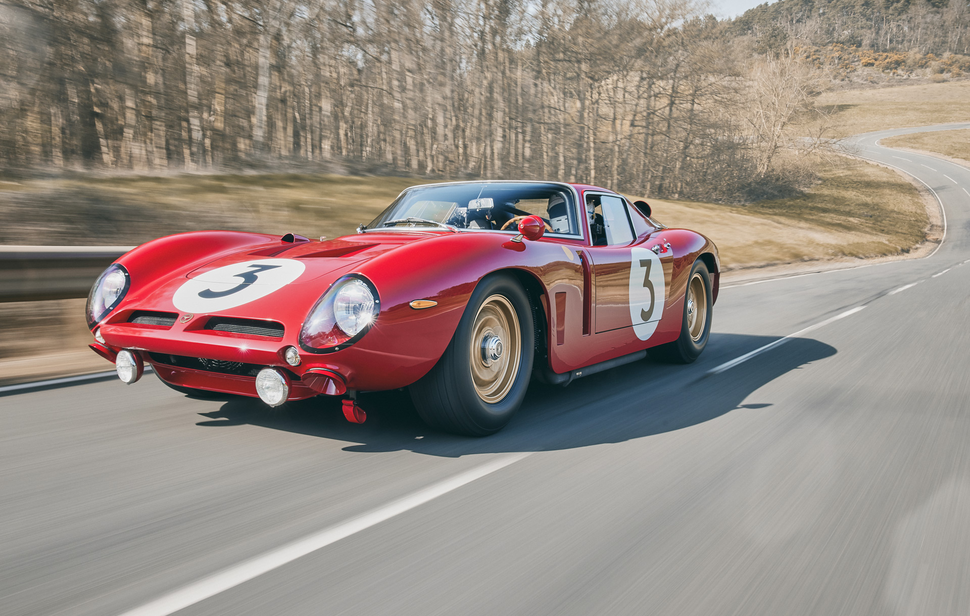 Download 1960 Bizzarrini 5300 GT Corsa Revival - Front Three-Quarter HD Wallpaper 1920x1219 #1