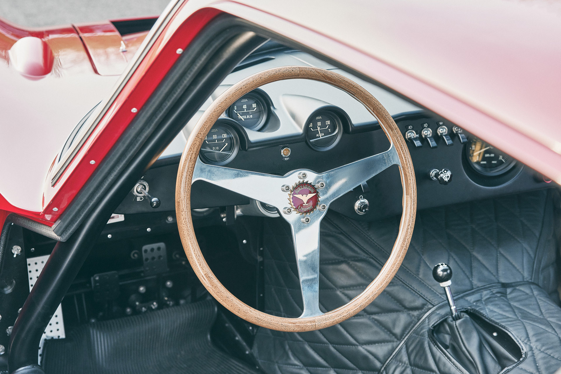 Download 1960 Bizzarrini 5300 GT Corsa Revival - Interior, Steering Wheel HD Wallpaper 1920x1280 #13