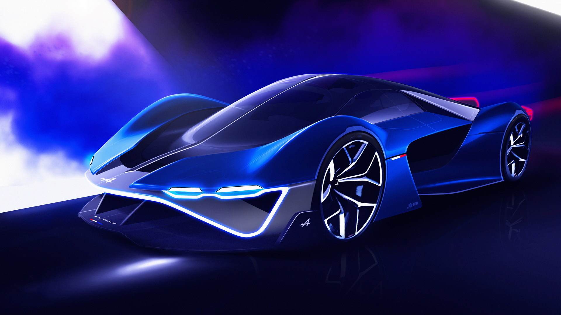 Download 2022 Alpine A4810 by IED Concept - Design Sketch HD Wallpaper 1920x1080 #21