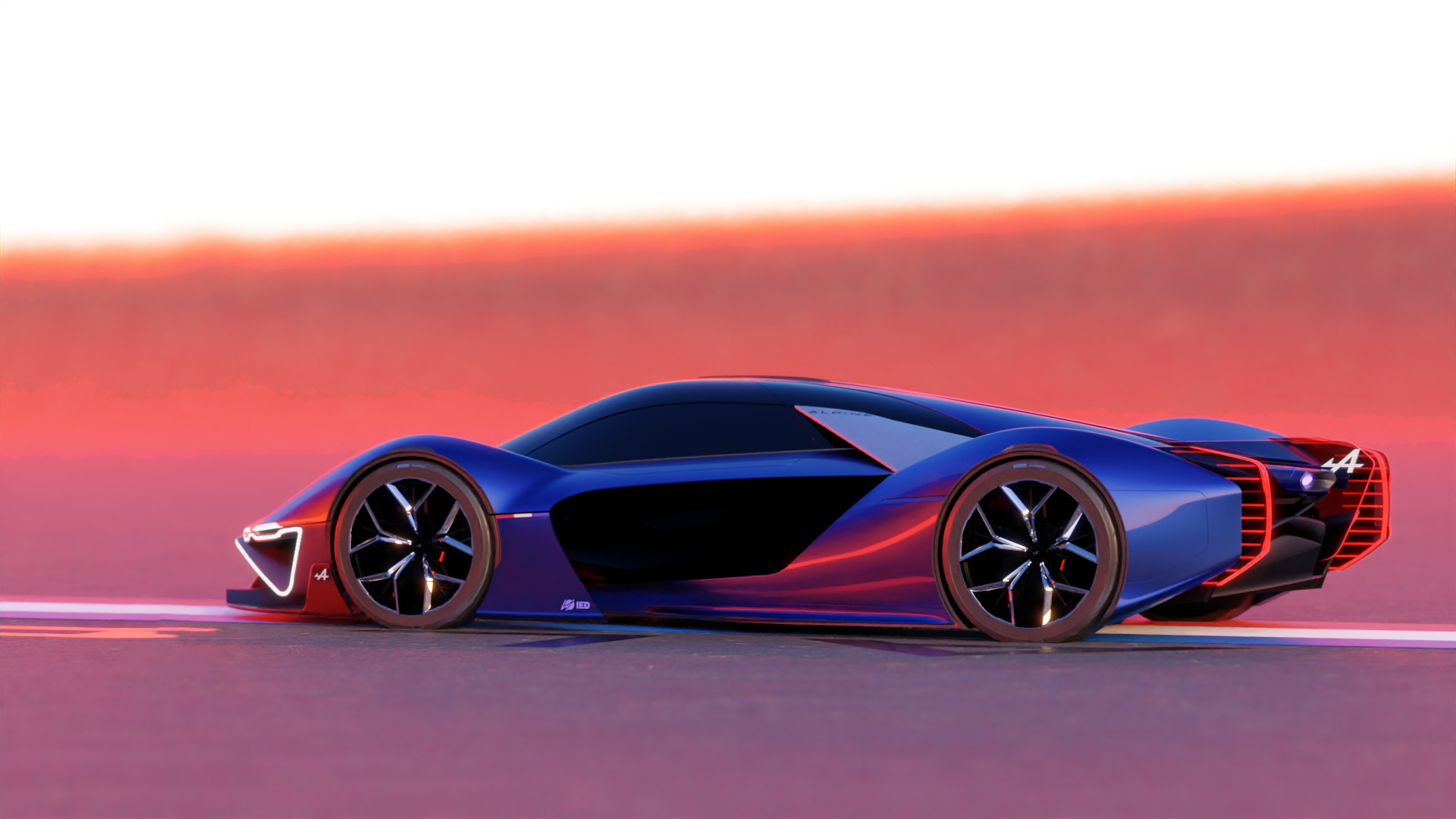 Download 2022 Alpine A4810 by IED Concept - Design Sketch HD Wallpaper 1920x1080 #23