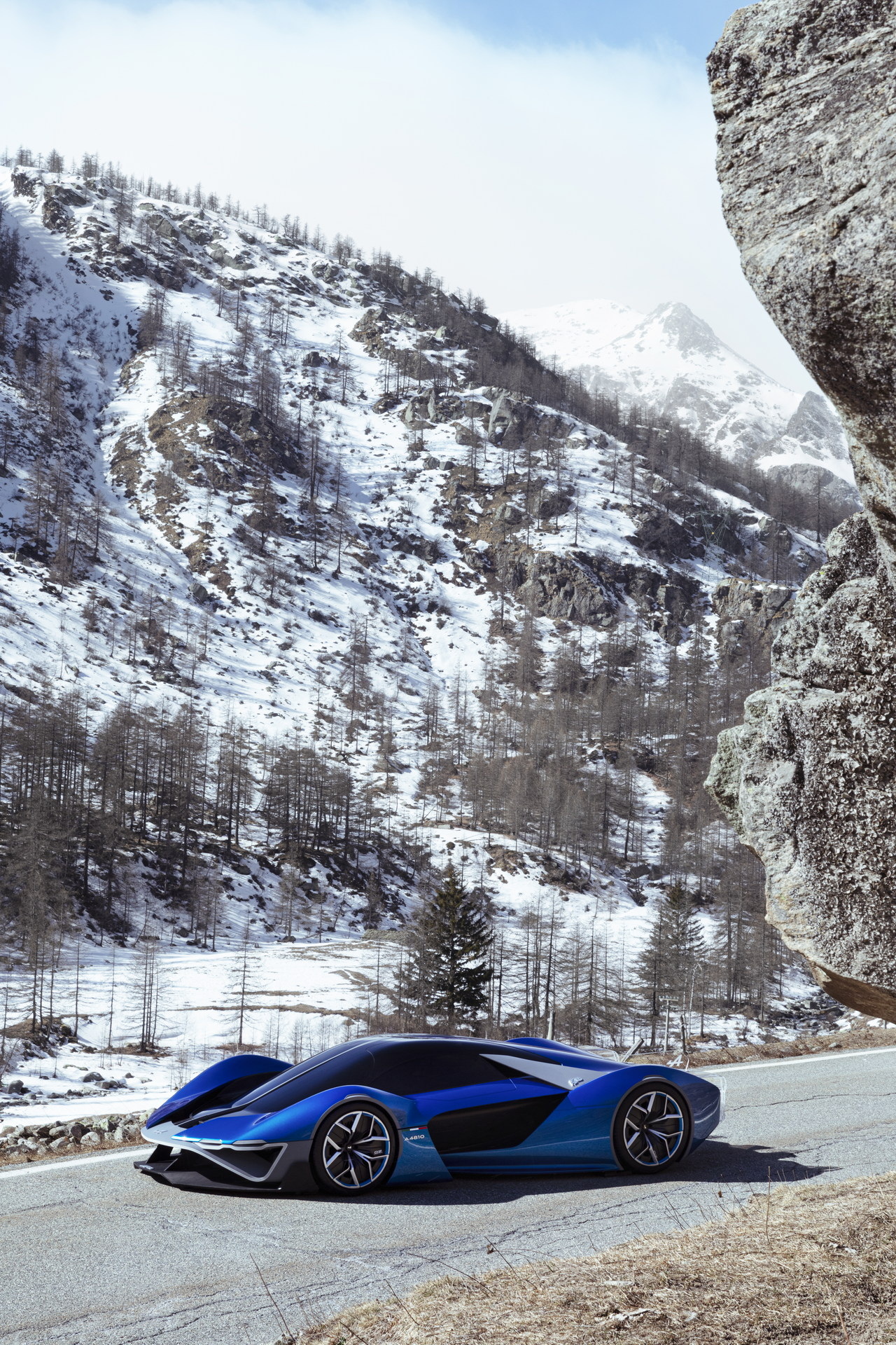 Download 2022 Alpine A4810 by IED Concept - Front Three-Quarter HD Phone Wallpaper 1280x1920 #2