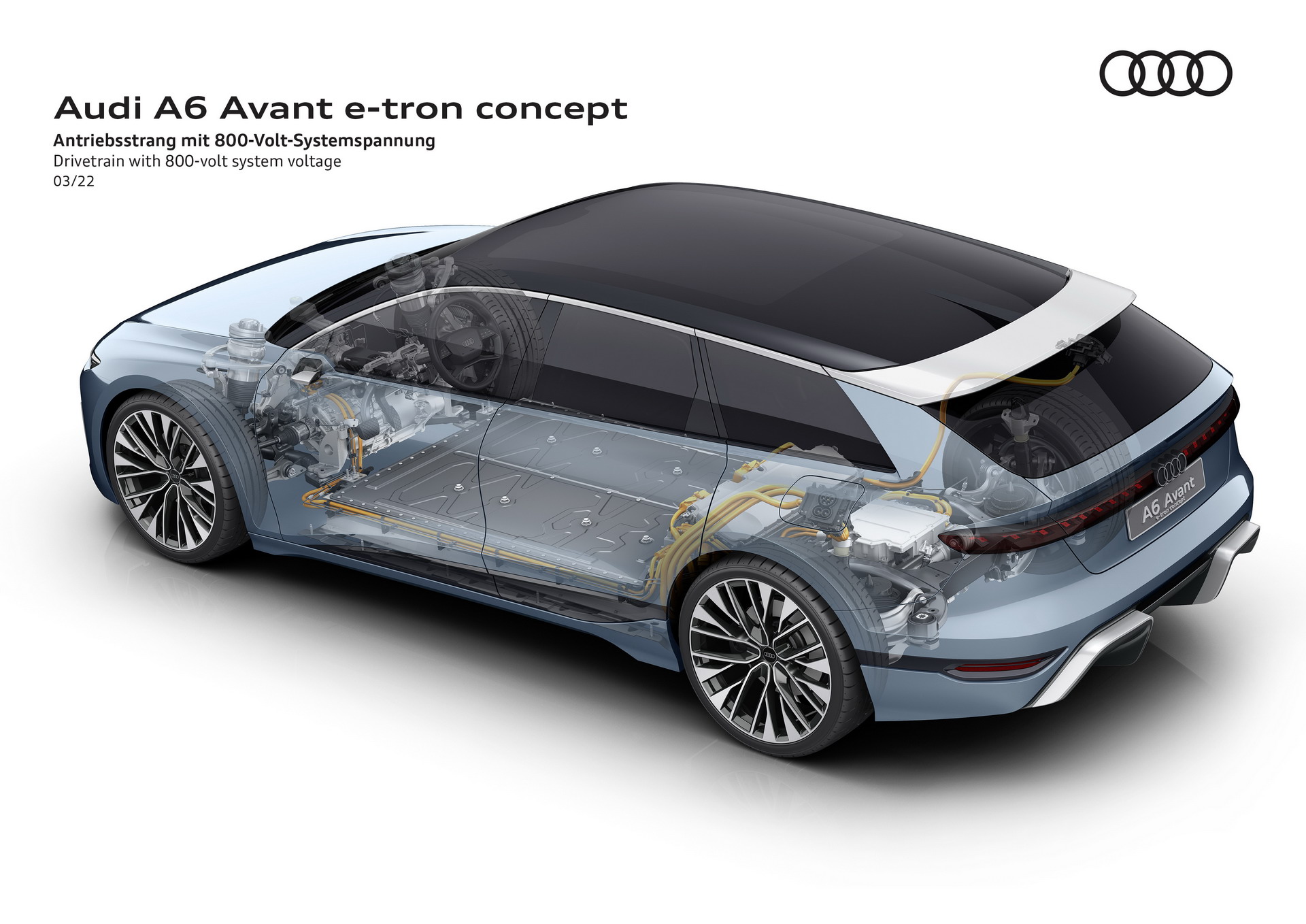 Download 2022 Audi A6 Avant e-tron Concept - Drivetrain with 800-volt system voltage HD Wallpaper 1920x1358 #70