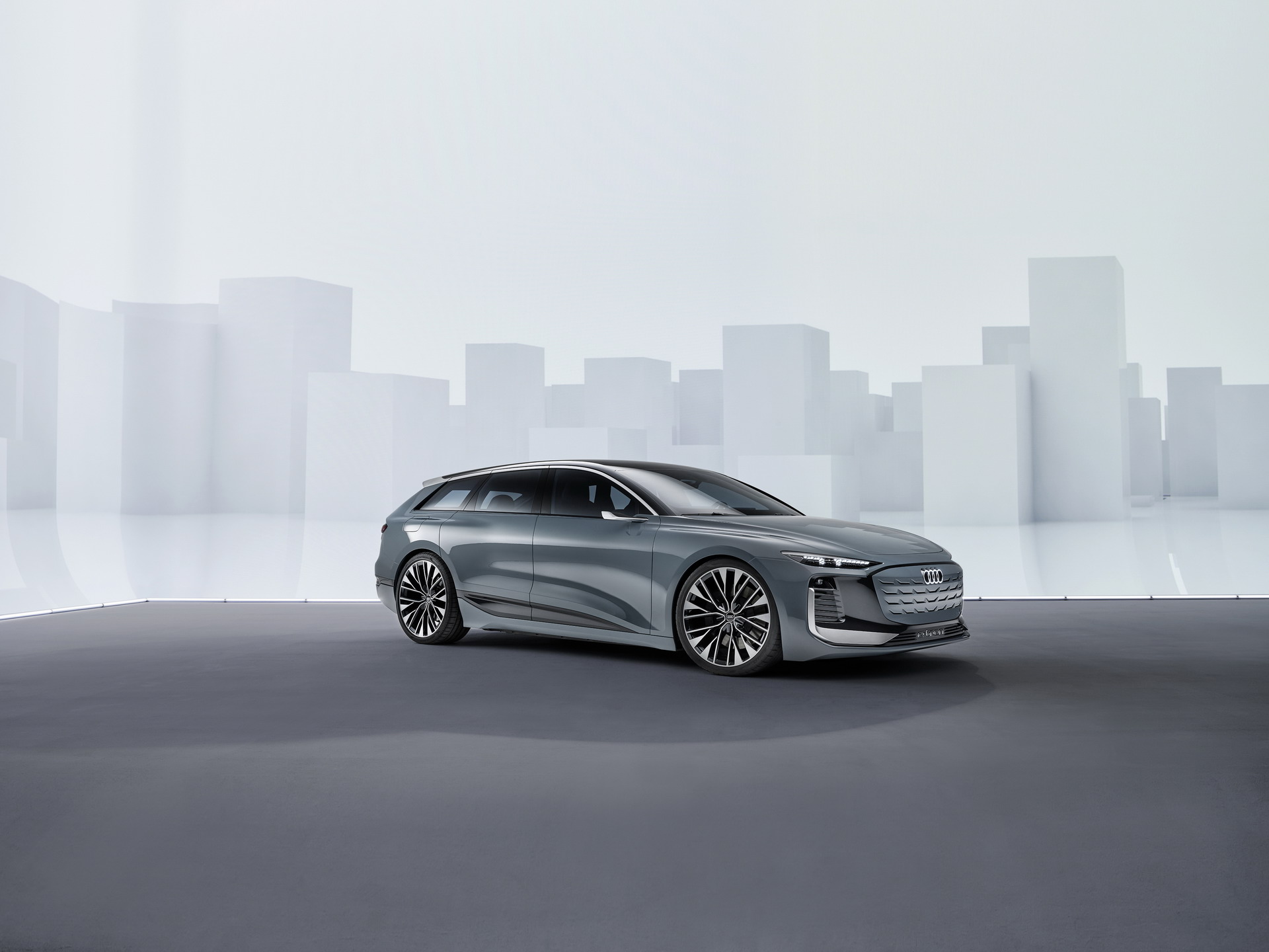 Download 2022 Audi A6 Avant e-tron Concept - Front Three-Quarter HD Wallpaper 1920x1440 #37