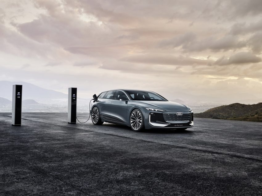 2022 Audi A6 Avant e-tron Concept - Front Three-Quarter Wallpaper 850x638 #20