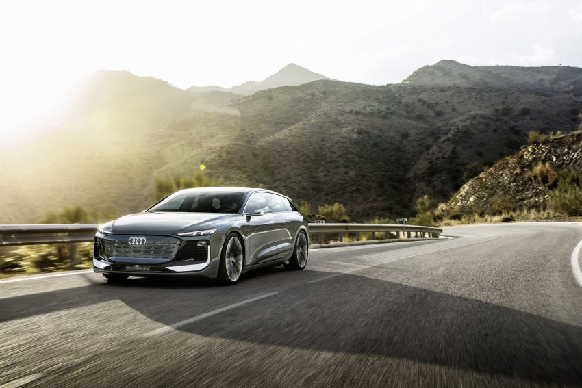 2022 Audi A6 Avant e-tron Concept - Front Three-Quarter Wallpaper 850x567 #1