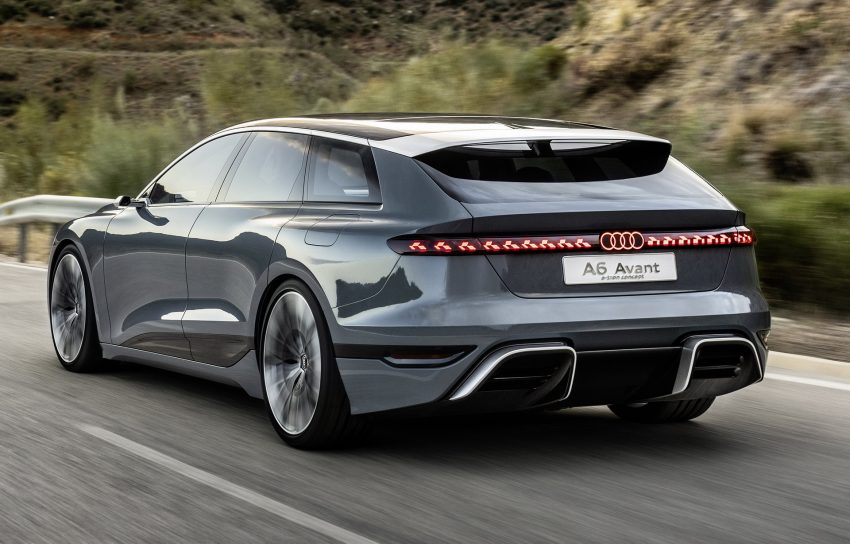 2022 Audi A6 Avant e-tron Concept - Rear Three-Quarter Wallpaper 850x544 #3