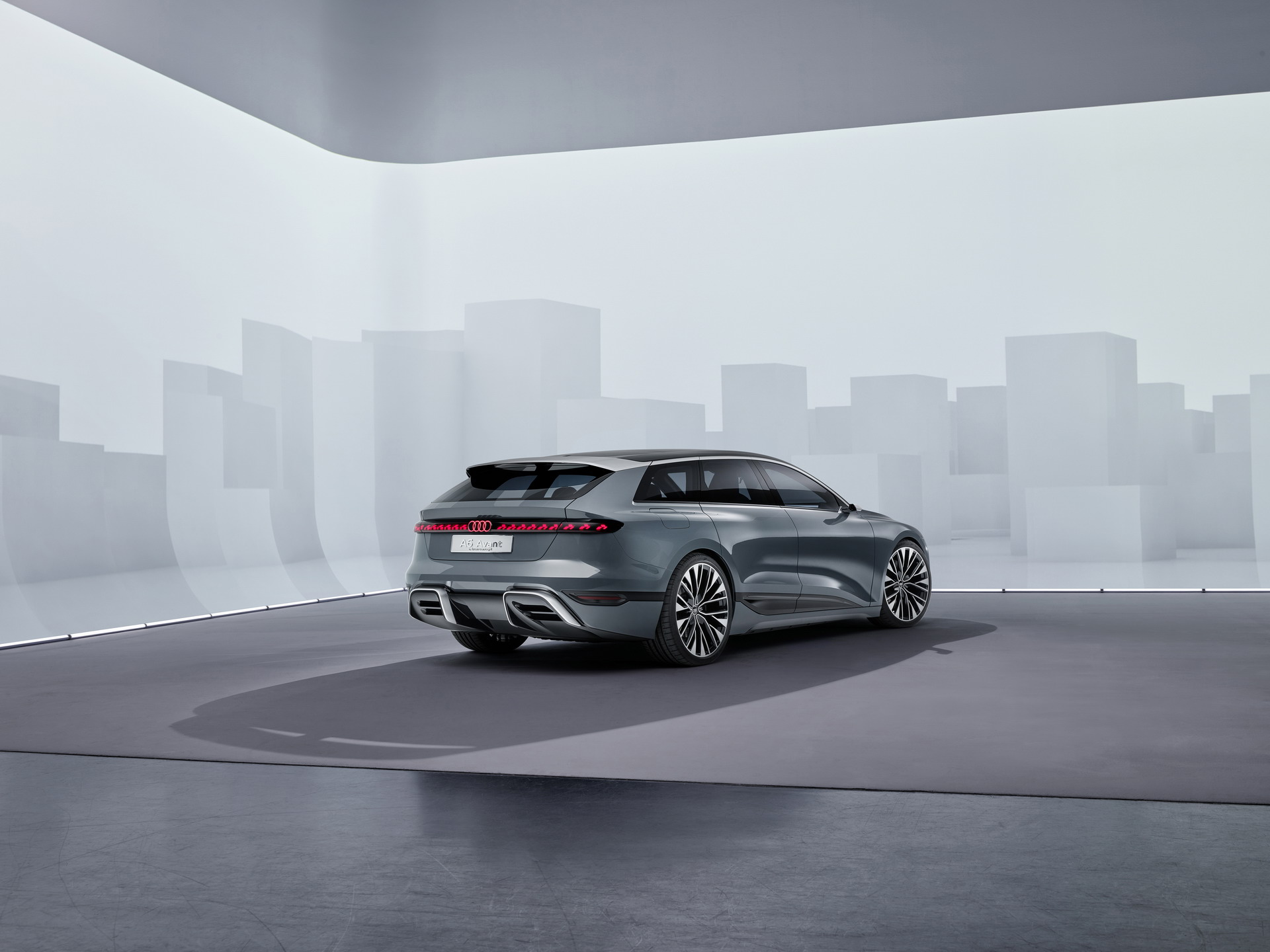 Download 2022 Audi A6 Avant e-tron Concept - Rear Three-Quarter HD Wallpaper 1920x1440 #40